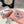 SET HEADBAND AND HAIR TIE IN LIGHT PINK FABRIC ATTACHED BOWS 432848