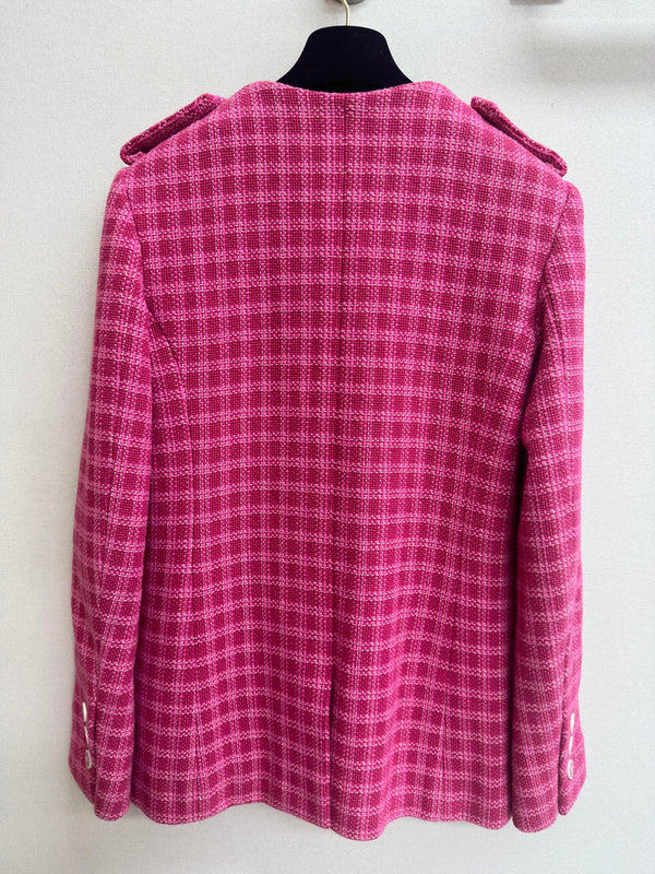 CC Tweed Jacket Dack Pink Cotton 251875