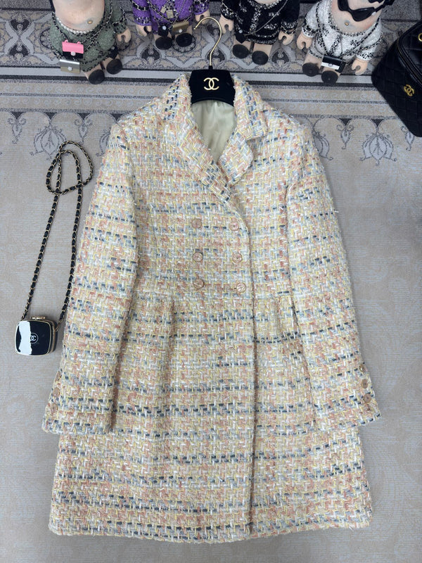 CC Coat Dress Multicolor Cotton Polyamide 251915