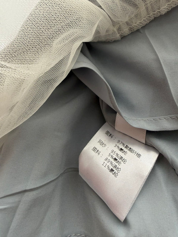 Robe sans manches à nœud papillon CC bleu clair polyester 352969