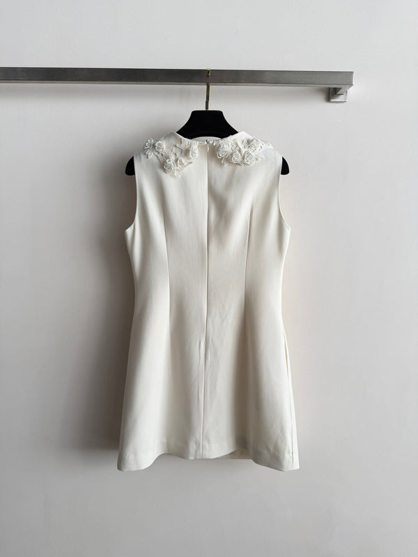 CC 26SS Robe sans manches Blanche Polyester 352964