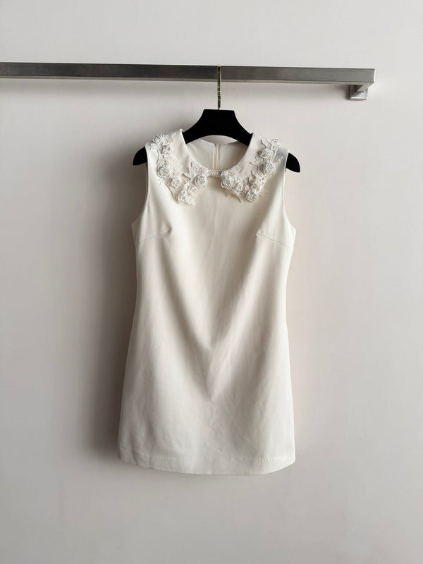 CC 26SS Robe sans manches Blanche Polyester 352964