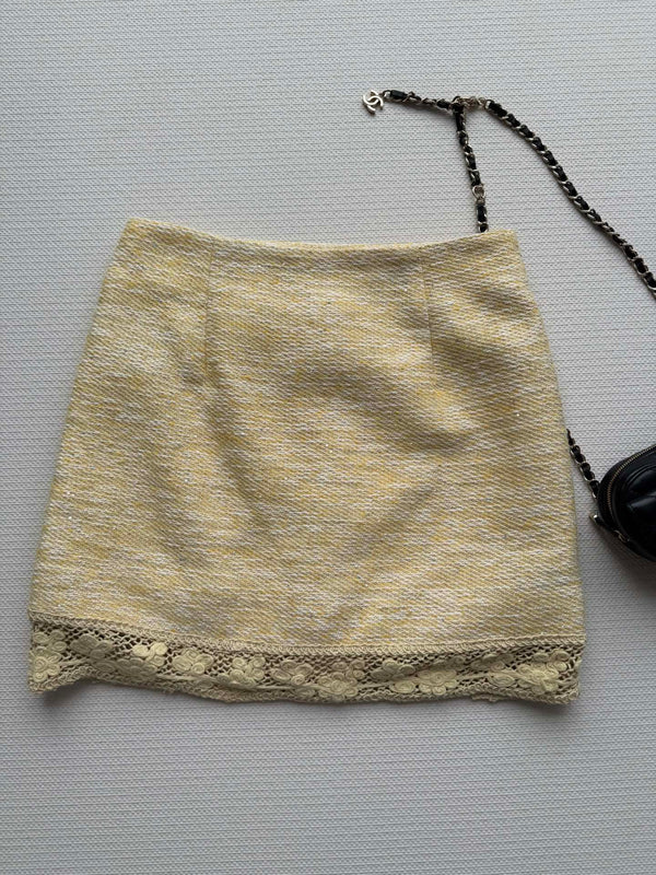 CC Ensemble Tweed Jaune Clair 352994