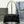 CRUSH SHOULDER BAG 25 IN BLACK CRUSHED CALFSKIN LEATHER STRAP SILVER HARDWARE
