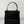 RODEO SMALL BAG 29 IN BLACK SMOOTH CALFSKIN SILVER HARDWARE