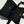 DOWNTOWN M CROSSBODY BAG 32 IN BLACK SOFT LAMBSKIN