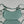 LE CAGOLE SMALL SHOULDER BAG 26 WITH RHINESTONES IN MINT GREEN LAMBSKIN