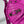 LE CAGOLE SMALL SHOULDER BAG 26 WITH RHINESTONES IN DEEP PINK CROCODILE EMBOSSED CALFSKIN