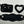 LE CAGOLE SMALL SHOULDER BAG 26 WITH RHINESTONES IN BLACK ARENA LAMBSKIN SILVER HARDWARE