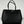 BEL AIR CARRY ALL BAG 29 IN BLACK NAPPA LAMBSKIN SILVER HARDWARE