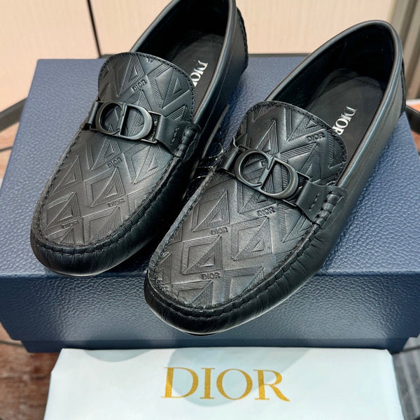 Mocassins pour homme CD Odéon, cuir de vachette noir 664122