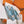 HM 26s Innocente Slingback In Light Blue Suede Silver Hardware