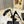SL RHINESTONE HEELED SANDALS BLACK SATIN