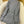LP 25 Crew Neck Coat Gray White Cashmere Fur 303965