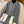 LP 25 Crew Neck Coat Gray White Cashmere Fur 303965