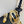DC Satin Sandals Yellow Sheepskin & Fusible Rhinestones 313667