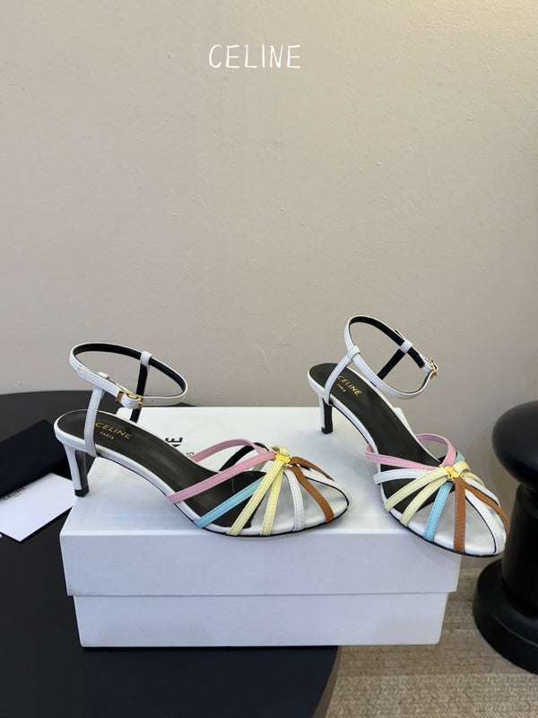 CL Triomphe Sandal 6.5cm Multicolor Lambskin 835892