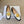 CD Médaillon Loafer Black White Sheepskin 835716