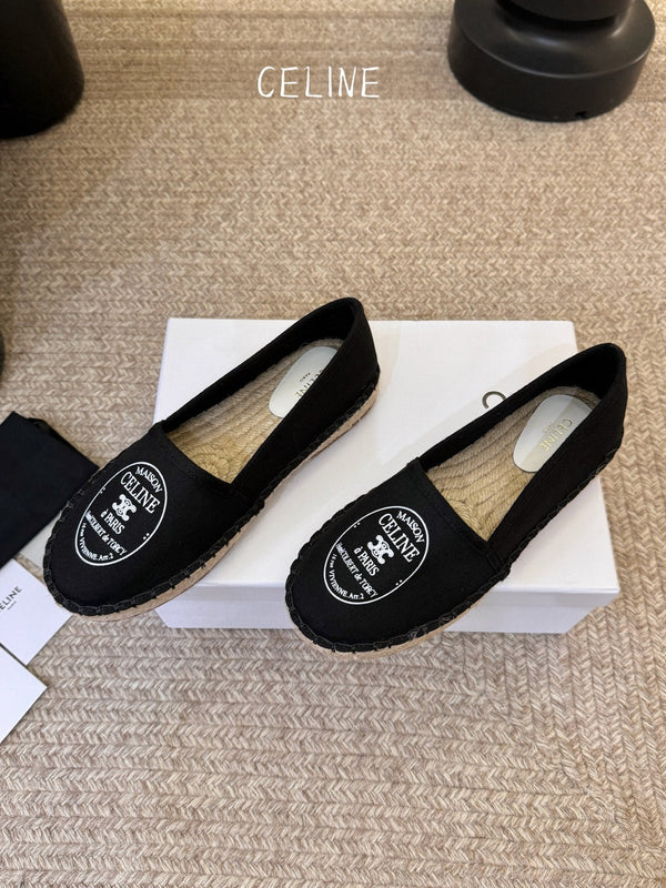 CL Maison Espadrilles Black Canvas 835903