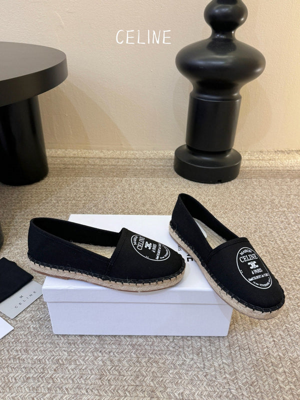 CL Maison Espadrilles Black Canvas 835903