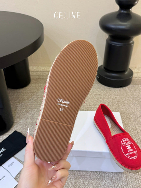 CL Maison Espadrilles Red Canvas 835906
