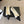 CC 26ss Ballet Flat Black White Lambskin 835691