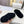 The Row 2025 Retro Oversized Toe Birkenstock Slipper Black Wool 576033