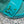 Sandalo con plateau LV Shake 110 mm in pelle verniciata turchese 456138