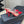 alaia mule 90 optic red heart lambskin