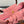 Chanel 2026 Pouch 24cm Pink Tortoiseshell Suede Effect Plexi