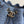 CC 26A Drawstring Bucket Bag 30cm Blue Washed Denim