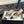 mule sandal beige black patent calfskin
