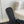 mule sandal black tweed lambskin