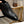 HM OXFORD LACE-UP BLACK WITH PATTERN CALFSKIN