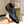 HM OXFORD LACE-UP BLACK WITH PATTERN CALFSKIN
