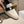 HM Men's Loafer White Black Cowhide 480419