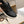 LV AIR FORCE 1 IN PELLE DI VITELLO NERA LUCIDA CON LOGO MONOGRAMMA MARRONE