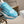 LV TRAINER BIANCO MIX BLU PELLE DI VITELLO E RETE TRASPIRANTE