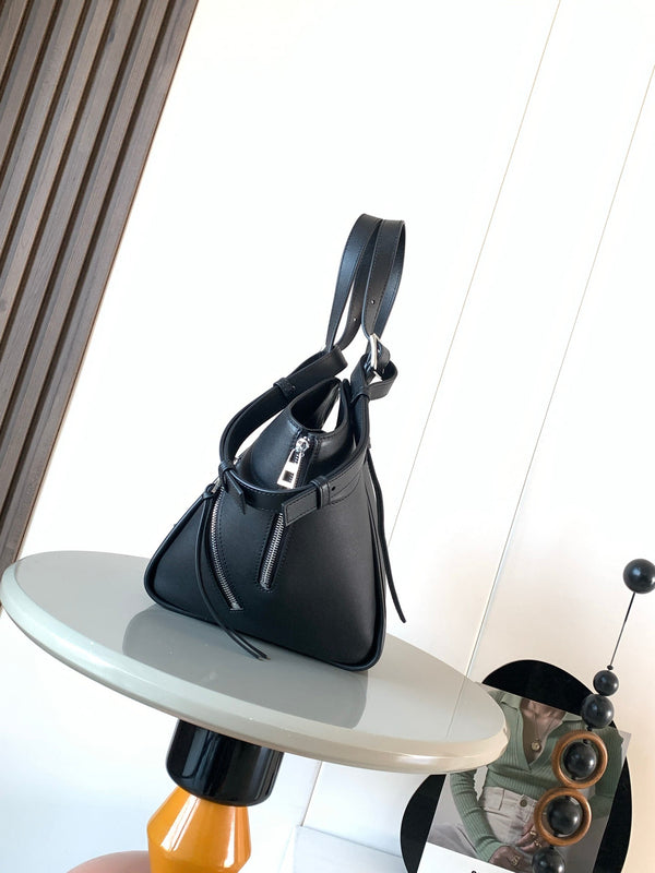 Loewe Hammock Bag 15 cm Black Calfskin
