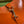 JACKIE SMALL SHOULDER BAG 27 IN ORANGE CRACKED LACQUER CALFSKIN GOLD HARDWARE