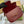 BORSA A TRACOLLA HORSEBIT 1955 25 IN PELLE DI AGNELLO ROSSO VINO CON FERRAMENTA ORO