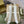MEDIUM 40 GG BACKPACK WITH TAG WHITE CALFSKIN AND CANVAS
