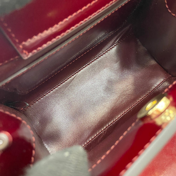 Borsa Gucci Bamboo Rosso Ancora Pelle Rossa 339649