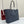 GG Tribeca Large Tote Bag Dark Blue Canvas Cowhide 141726