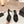cc sandal flower 85 black quilted calfskin