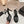 cc slingbacks sandal 85 flower black white calfskin