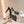 cc slingbacks sandal 85 flower black white calfskin