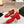 MARY JANE SHOES RED PINK WOOL TWEED