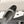 cc 25c slingback 55mm cross line pattern grey lambskin 237497