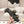cc 25p dad mule sandal black white tweed 237576